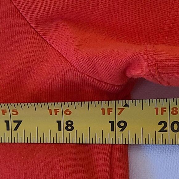 Pappagallo Womens Cotton Short Sleeve Orange Top Size Medium - Picture 9 of 11